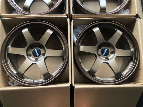 18 Rota Grid Flow Forged Magwheels 5holes Pcd 114 Speed Bronze Bnew