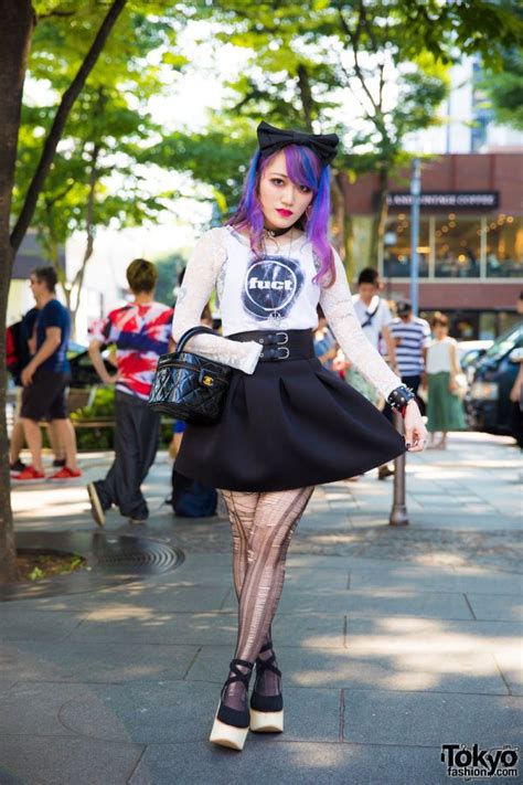 Moth In Lilac Guitarist In Harajuku W Fuct Chanel Tokyo
