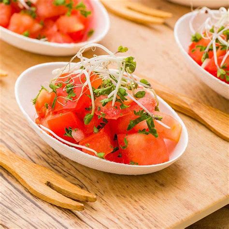 How do you start seeds indoors with paper towels? Compostable Egg Shape sugarcane mini dessert plates