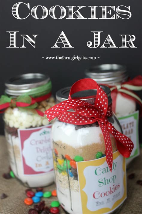| thinking of something sweet for your gals or sisters? Cookies in a Jar - A Perfect Gift Idea! - www ...