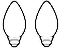 825 x 1095 file type: Christmas Light Bulb Coloring Page | Clipart Panda - Free ...