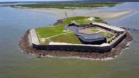 Fort Sumter Charleston Sc Aerial Youtube