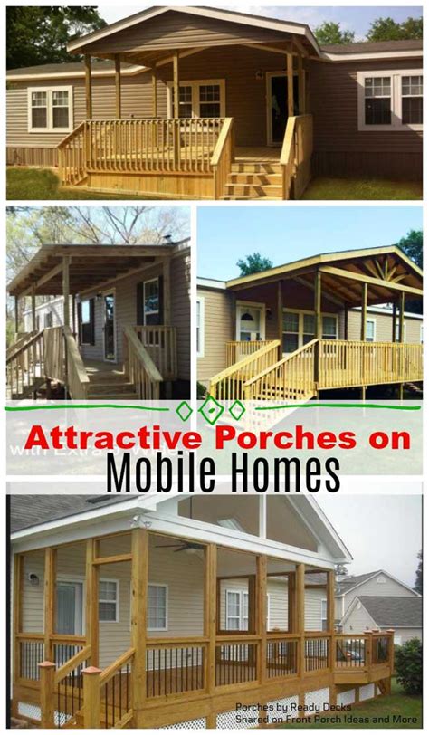 A fresh front porch elevates the look — plus resale value — of your home. Porch Designs for Mobile Homes | Mobile Home Porches ...