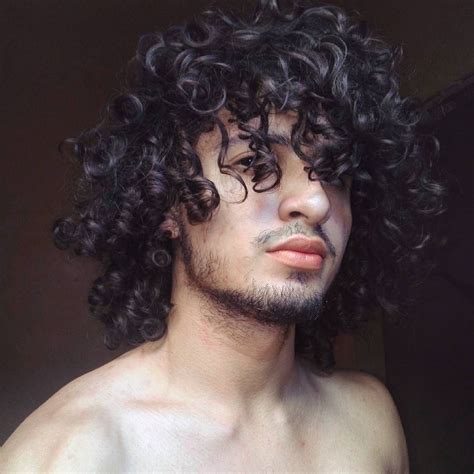 curly hair men hairdo / long curly hair for men / free the curls | Long