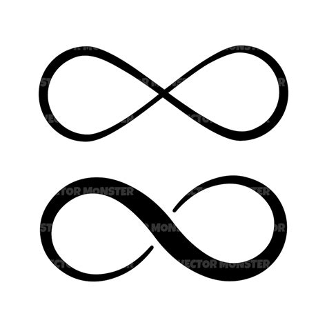 Infinity Symbol Svg Cut File For Silhouette And Cricut Etsy