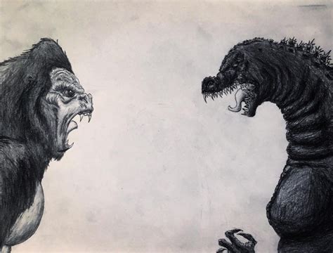 How To Draw Godzilla Vs King Kong Easy Godzilla Kong Vs King Leaked