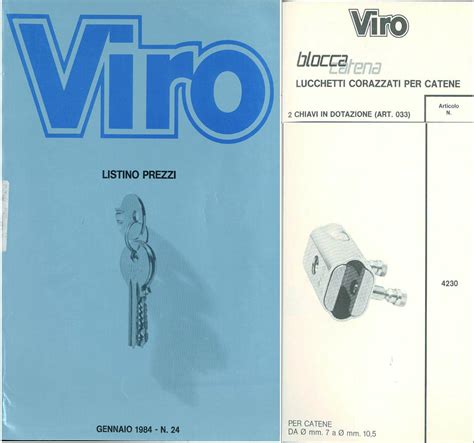 CUIDADO CON LAS IMITACIONES - CAPÍTULO VII - “BLOCCA CATENA” ORIGINAL