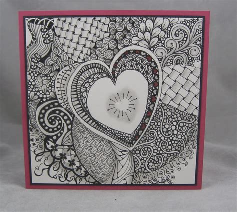 Miriam's Delirium: Zentangles Valentine