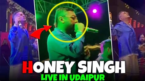 Honey Singh Live Performance In Udaipur Last Night 🔥🔥 Yo Yo Honey Singh Live Performance ‼️