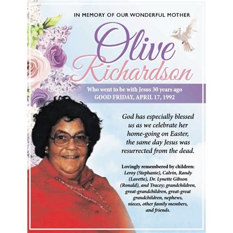 Olive Richardson Obituary 2022 Hamilton Bermuda The Royal Gazette