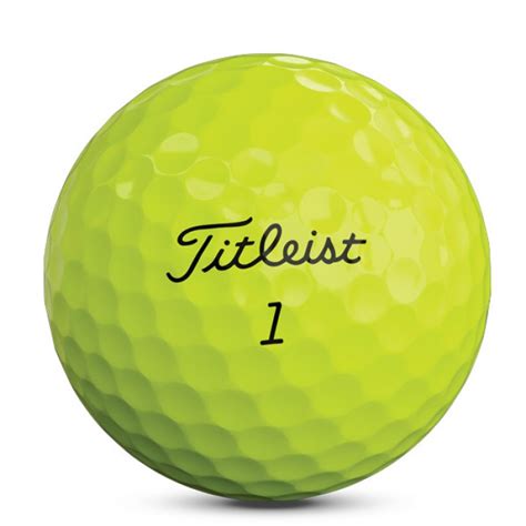 Yellow Titleist Pro V1x Logo Golf Balls Personalized