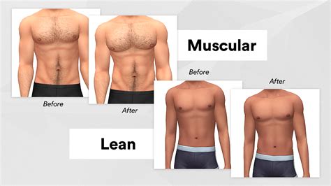 Better Male Body The Sims 4 Mods Bxeassets