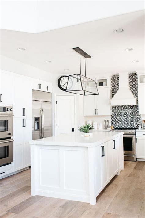 White kitchen cabinets are the number one choice when it comes to kitchen cabinetry color. 39+The Most Overlooked Fact Regarding White Kitchen With Black Hardware Exposed… | White shaker ...