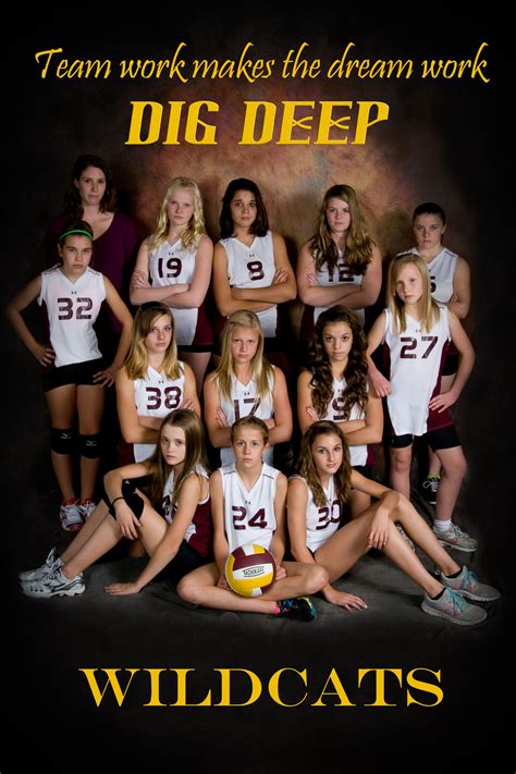 Volleyball Posters Printed These 4x6 And Put On The Girls Lockers