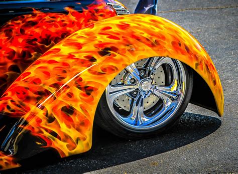 Flaming Hot Rod By Nicholas Christopher 500px Custom Paint Motorcycle