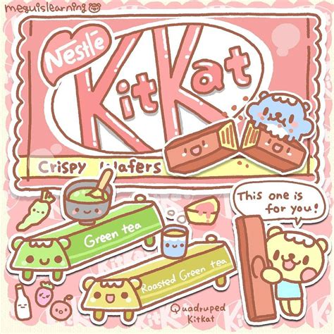megu on instagram “kit kat is a chocolate covered wafer bar from the uk and it s one of my