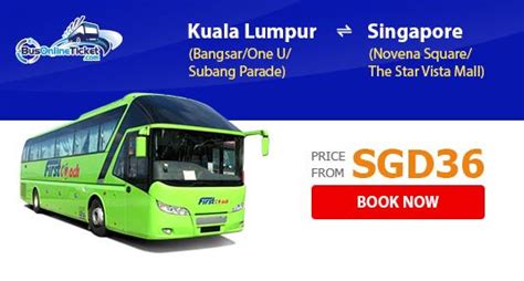 First Coach  Singapore to Bangsar  Singapore to One Utama