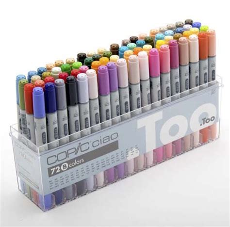 Too Copic Ciao Copic Sketch Markers Pens 72 Color Set 36b Etsy