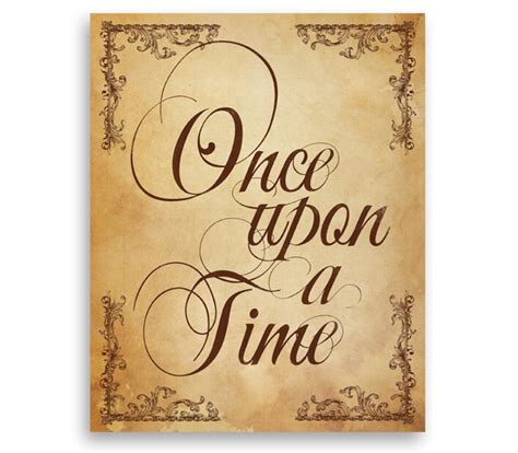 Once Upon A Time Fairy Tail Story Book Digital Download 8x10 Etsy