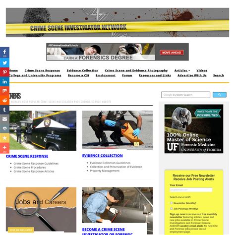 Crime Scene Investigator Network Archived
