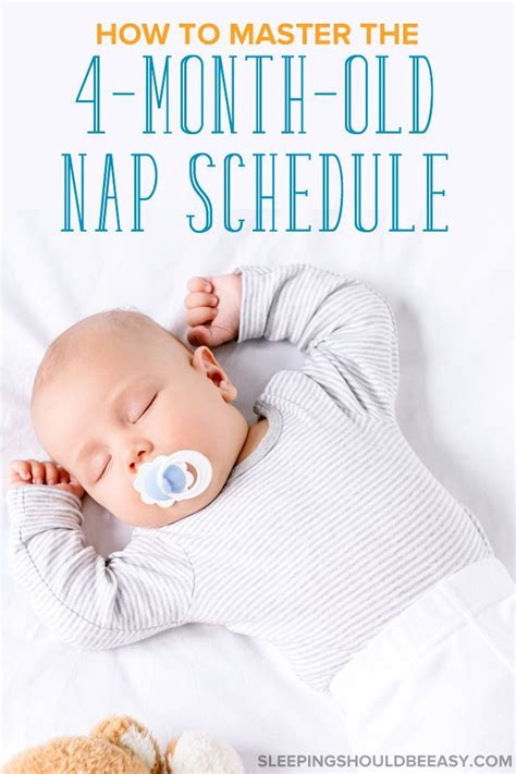 If you have a fourth nap that's hanging on, work hard to get rid of it. How to Create a 4 Month Old Nap Schedule Using Real Life ...