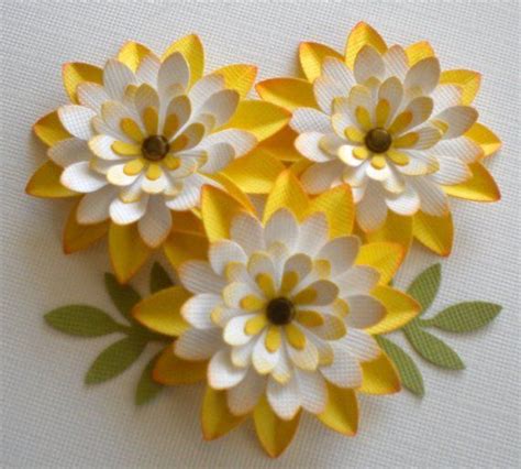 Image Result For Diy Flower Scrapbook Embellishment Paper Flowers