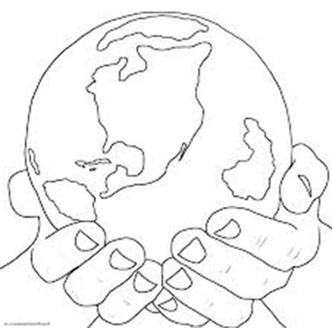 Hand Holding Earth Drawing At Free For