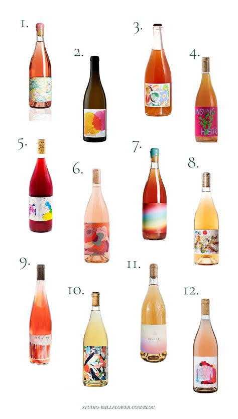 12 Natural Wines For Summer With The Prettiest Labels Wine Label Design