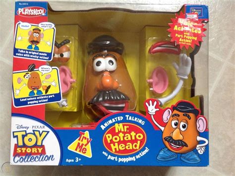 New Rare Toy Story Animated Talking Mr Potato Head Playskool Part Popping Action 1843191081