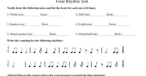 Orchestra Classroom Ideas Beginning Orchestra Final Exam Rhythm And