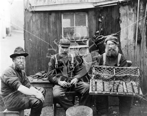 A Group Of Fishermen Eyemouth Museum