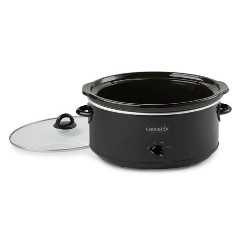 CrockPot SCV800B 8Quart Oval Manual Slow Cooker Black * You can get