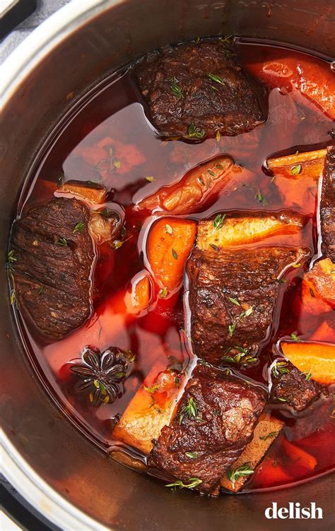 It's what you get if, instead of slicing through the ribs to get ribeye steaks, you leave them together as one big roast, anywhere from two to six. Instant Pot Short Ribs | Recipe | Instant pot recipes, Rib ...
