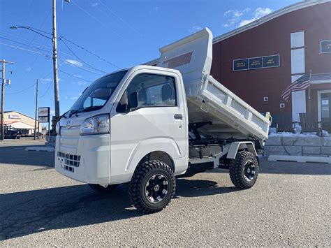 2020 Daihatsu Hi Jet W Hydraulic DUMP BOX 4x4 Offroad Mini Trucks