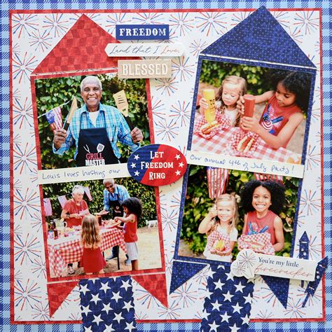 Patriotic Projects Usa Scrapbook Ideas For The Fourth Of July
