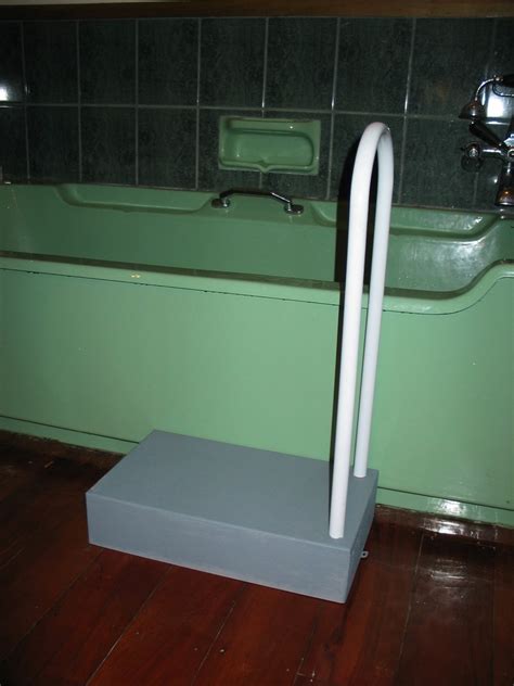 Amazon's choice for hot tub steps with handrail. Bath Step with Support Rail - Carecraft