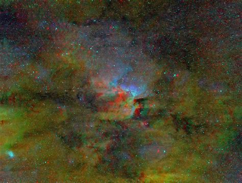 Astro Anarchy Sh2 155 The Cave Nebula As An Anaglyph Redcyan 3d