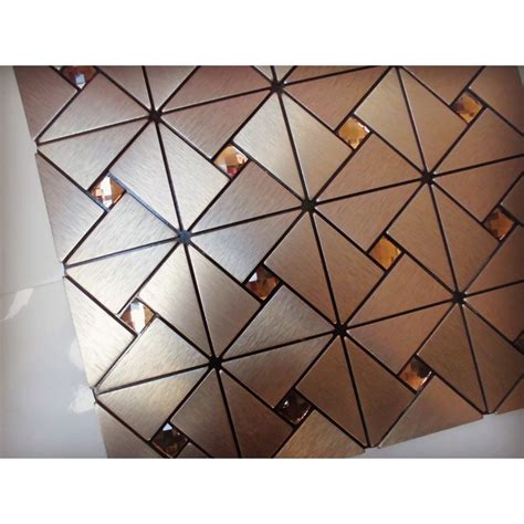 Maybe you would like to learn more about one of these? metal glass mosaic diamond brushed aluminum alucobond tile ...
