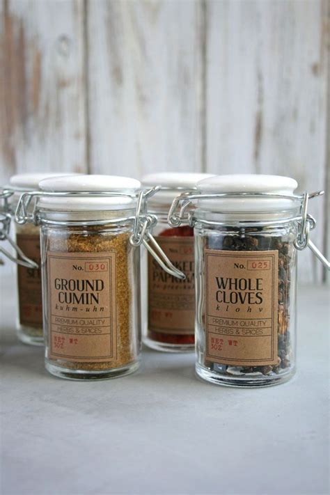 Diy Spice Jar Labels With Free Printable And Go To Whole Foods For