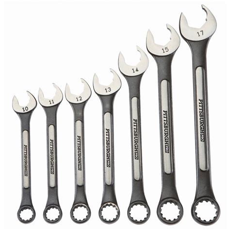 Universal Metric Combination Wrench Set 7 Piece Wrench Set