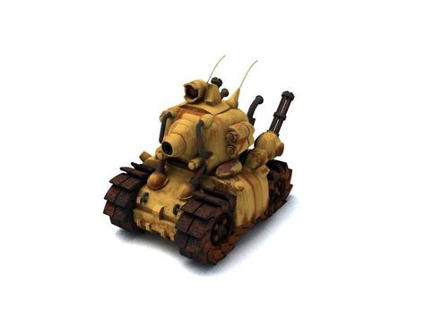3d Model Metal Slug Tank Vr Ar Low Poly Cgtrader