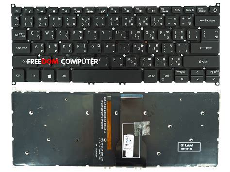 Keyboard คีย์บอร์ด Acer Swift 3 Sf314 54 Sf114 32 Aspire 3 A314 22