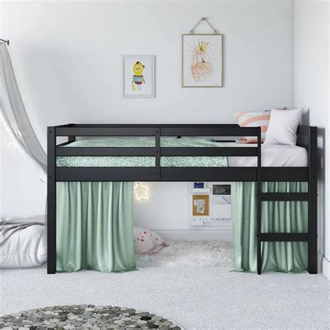 For a room that looks cohesive and cool, it's best to decide on a color scheme and a general style before you start decorating. Dorel Living Benson Junior Twin Loft Bed, Black - Black ...