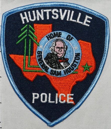 huntsville pd tx texas police police patches huntsville
