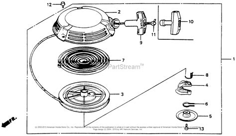 Briggs And Stratton Pull Start Assembly Diagram Free Wiring Diagram