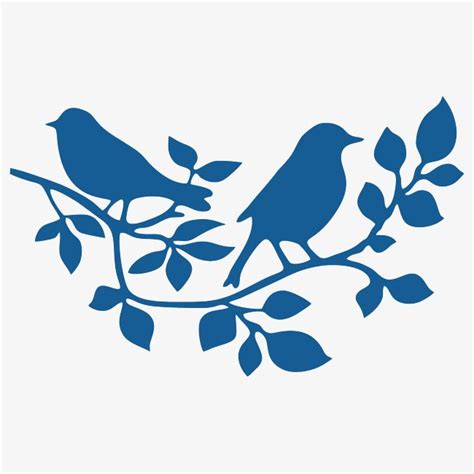 Branches On The Bird Png Images Bird Clipart Blue Two Birds Png