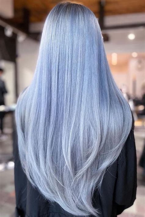 Icy Blue Hair In 2023 Light Blue Hair Which Hair Colour Hair Inspo