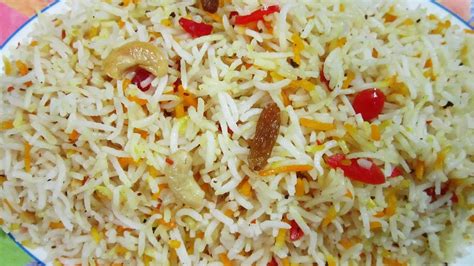 Shahi Special Meetha Pulao👌without Onion And Garlic Sweet Rice Pulao