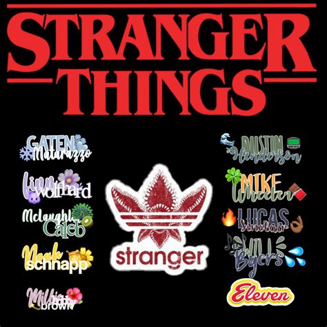 Nombres Wiki Stranger Things Aмιησ Amino