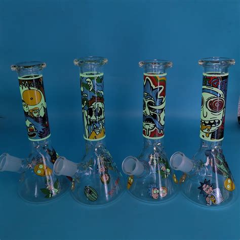 10 Inches Heavy Glass Water Pipes Perc Bong Smoking Hookah